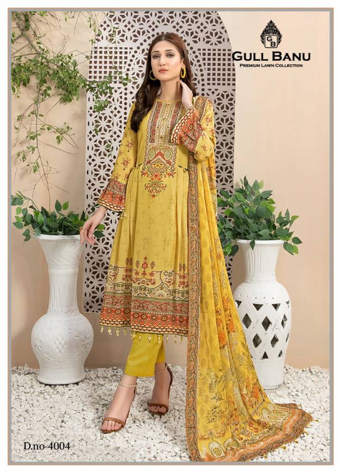 Gull Ahmed Gull Banu Vol 4 Wholesale Karachi Cotton Dress Material 